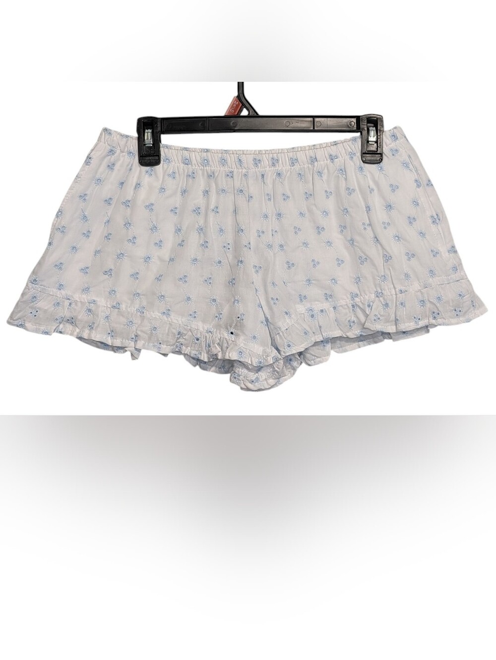 fashion nova womens size small shorts cotton coquette cottage cottagecore summer